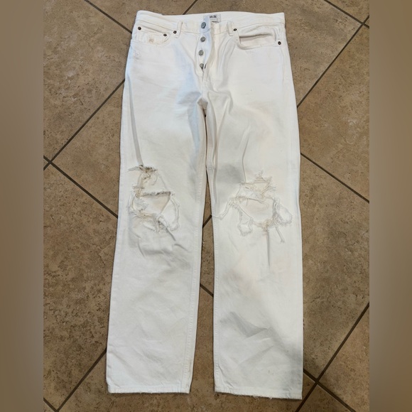 Agolde White Ripped Jeans‎ - Picture 1 of 2